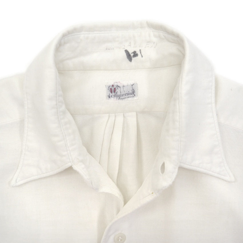 1950's Imperial OXFORD WHITE SHIRT... 151/2