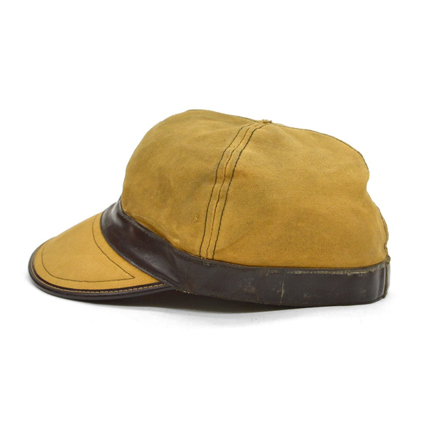 1960's LLBEAN HUNTING LEATHER BAND CAP...