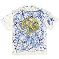 1990's BELTON Abstract Art Painting T-shirt... L