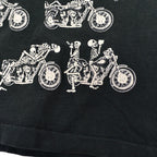 1990's FRUIT OF THE LOOM FASHION VICTIM SKULL SEX CUT OFF ... L
