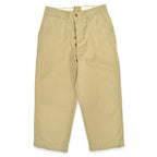 1940's USARMY TROUSERS COTTON KAHKI CHINO... W31.5 L26