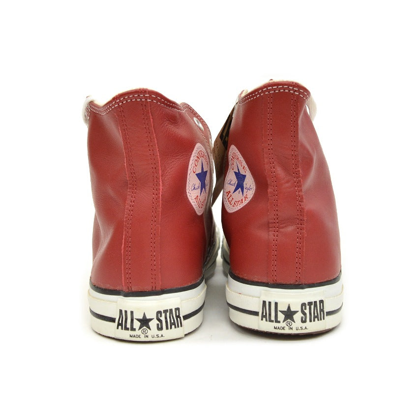 1990's DEADSTOCK CONVERSE ALLSTAR HI LEATHER RED...8