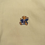 〜1990's Polo by Ralph Lauren ポロベア刺繍 B/D SHIRT KAHKI ... M
