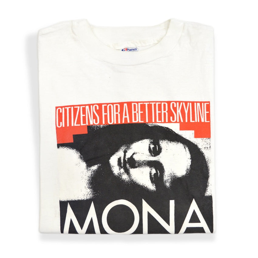1980's~ Hanes BEEFY-T MONA ART T-SHIRT... XL