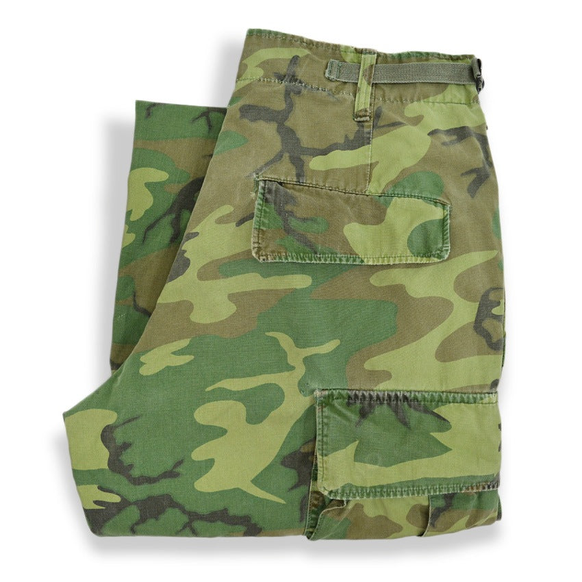 1960's USARMY ERDL NON RIP JUNGLE FATIGUE PANTS... SMALL-SHORT