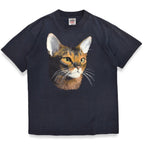 1990s ONEITA Cat T-shirt... XL