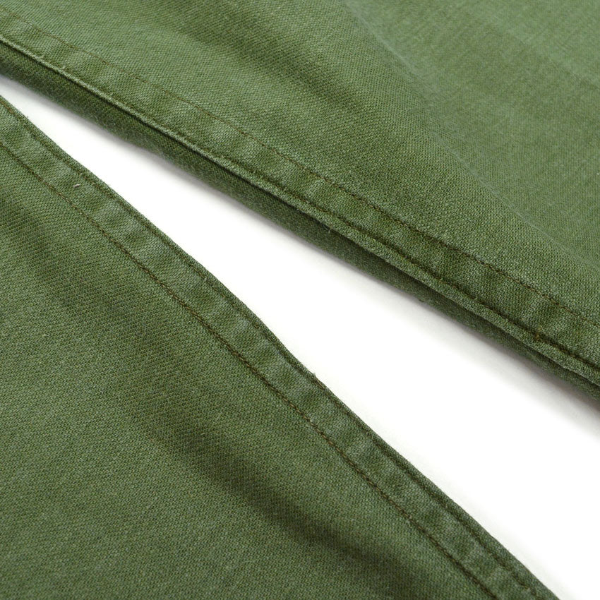1960's USARMY COTTON SATEEN OG-107 BAKER PANTS SLIM CUSTOM... W31 L32
