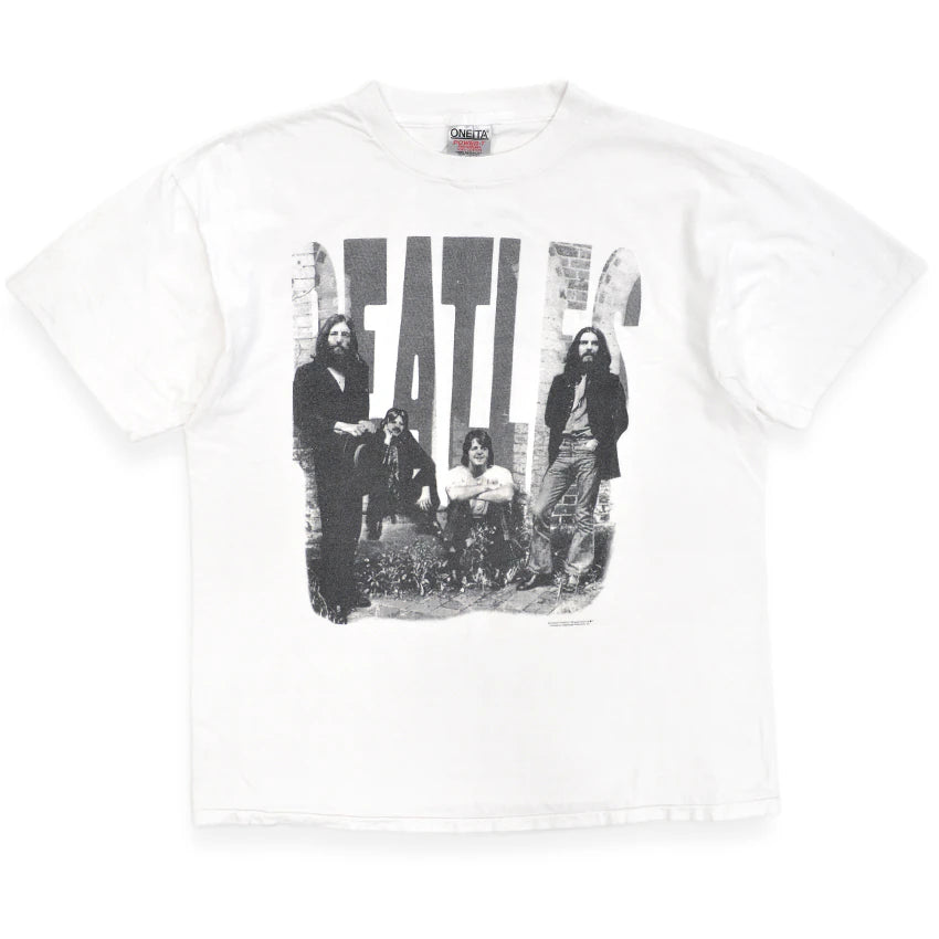 1990's ONEITA BEATLES HEY JUDE PHOTOGRAPH PRINT T-SHIRT ... XL