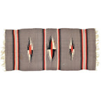 OLD CHIMAYO HAND WOVEN RUG... 112cm×51cm