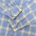 1950's PILGRIM PLAID VIRGIN WOOL SHIRT ... M