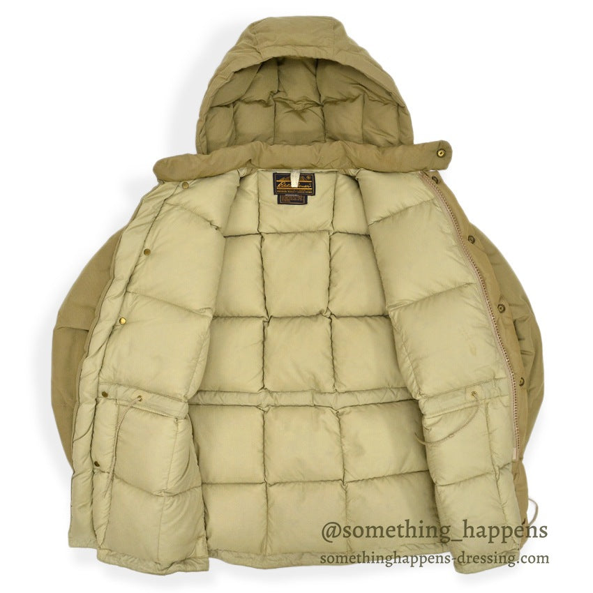 1970's~ EDDIE BAUER KARAKORAM PARKA DOWN JACKET TAN ... Fits like S