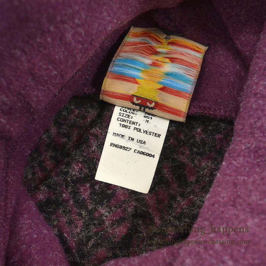 1990's SUNBUSTER NECK WARMER FLEECE PULLOVER ... M