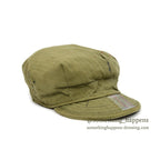 1940's~ USARMY HBT CAP WITH HAND PAINT... AS IS