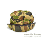 1960s LL Bean Hunting Camo Cap with cursive tag...