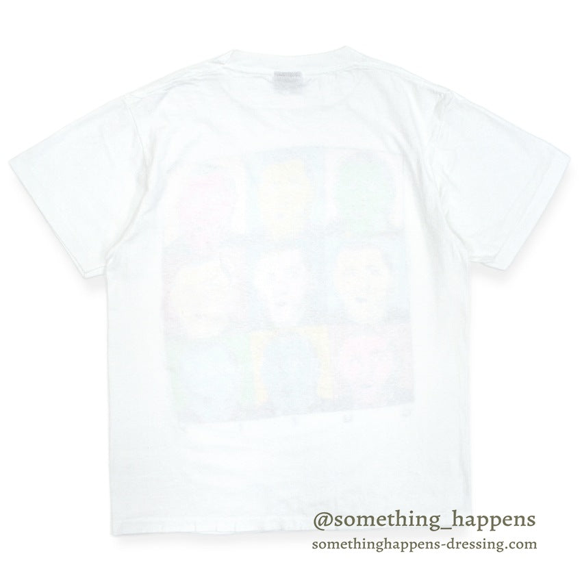 1990's CHANGES CURLY Andy Warhol PRINT T-SHIRT ... L