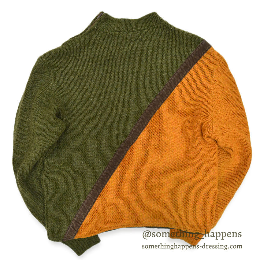 1960's〜 SKUA BY ROBERT LEWIS WOOL SWEATER WITH ZIPPER ... 40