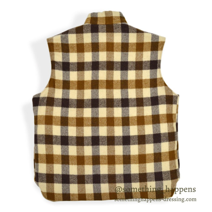 1970's L.L.BEAN REVERSIBLE VEST TAN ... L