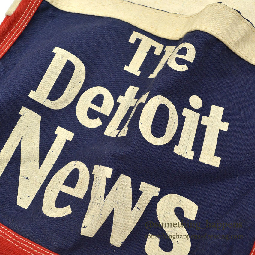 1960's〜 The Detroit News NEWS PAPER BAG 1 ... SMALL