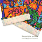 1960's~ CARHARTT CRAZY ZODIAC PATTERN PANTS...W35 L31