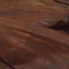 1960's~ SUPERIOR BROWN LEATHER JACKET TYPE 3RD... Fits like 40