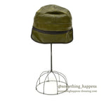 ~1940's LLBEAN HUNTING LEATHER CAP OLIVE...