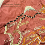 1950's JAPAN SOUVENIR JACKET 45TH TAC RECON SQD THE POLKA DOTS Sukajan... AS IS