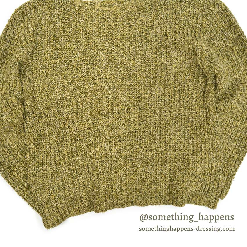 1990's〜 OLD GOLD COTTON KNIT BOAT NECK ...