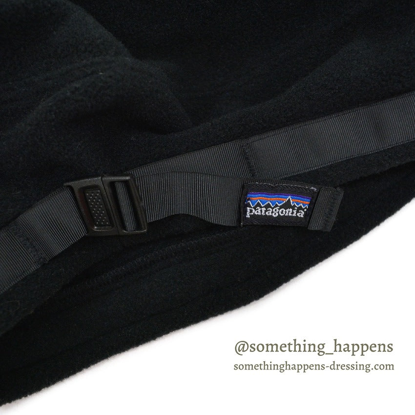 1990's PATAGONIA BLACK FLEECE BERET HAT MINT ... M