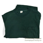 1960's TOWNCRAFT PENNEYS POCKET T-SHIRT GREEN ... L
