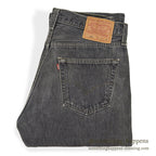1990's Levi's 501 BLACK DENIM PANTS... W33/L32