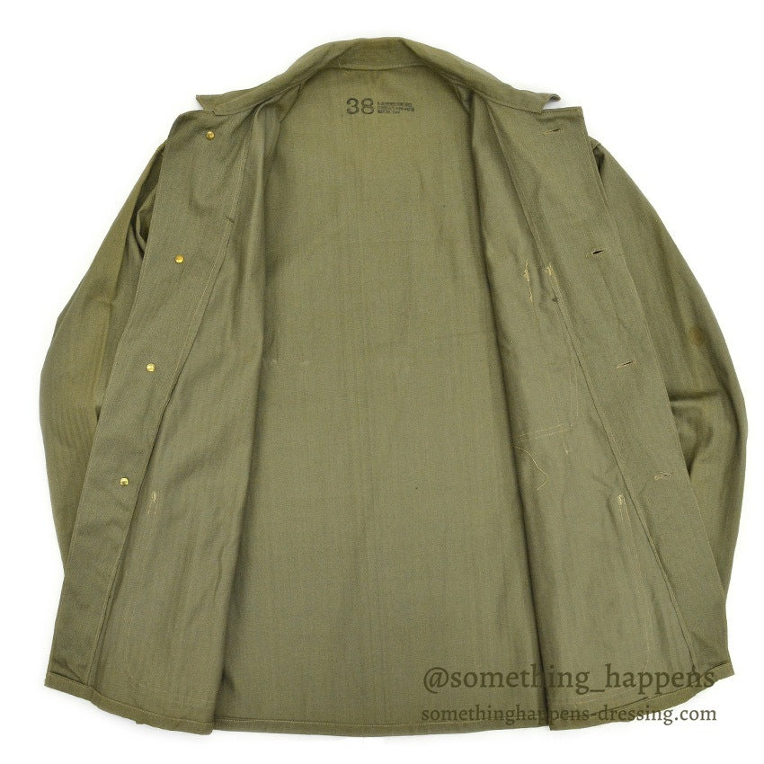 1940's DEADSTOCK U.S.M.C. P-41 HBT UTILITY COAT ... 38