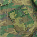 1960's USARMY ERDL JUNGLE FATIGUE JACKET MIX LEAF... SR