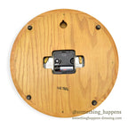 LLBEAN WOOD WALL CLOCK WEATHER STATION...