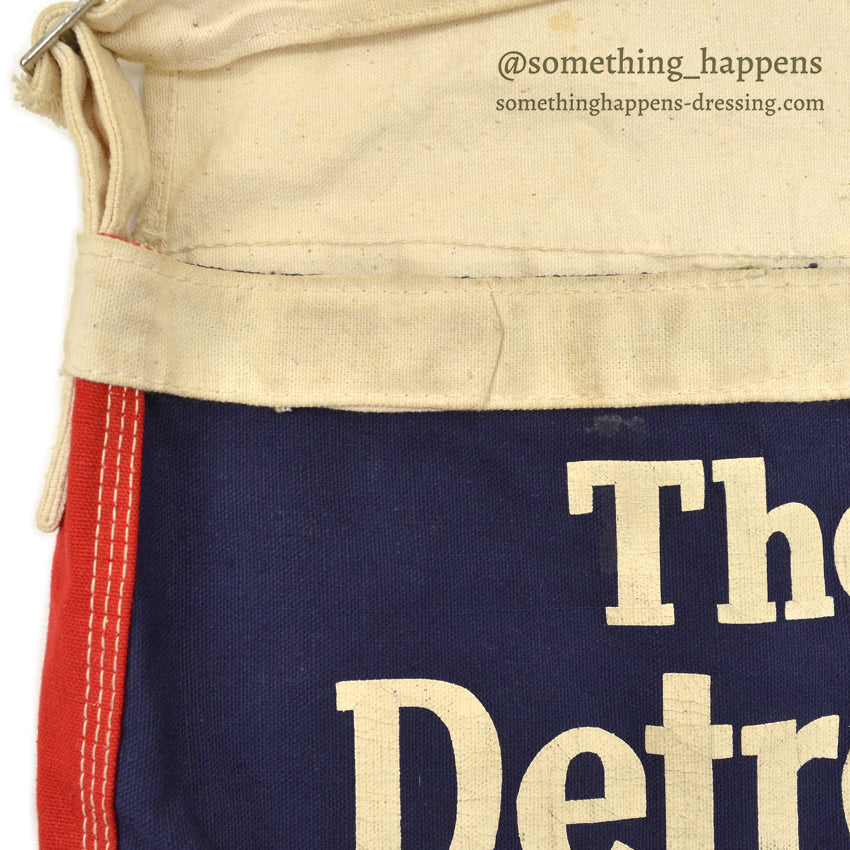 1960's~ The Detroit News NEWS PAPER BAG... SMALL