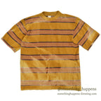 1960's FIRE & RAIN BY JANTZEN JACQUARD T-SHIRT FADED ... L