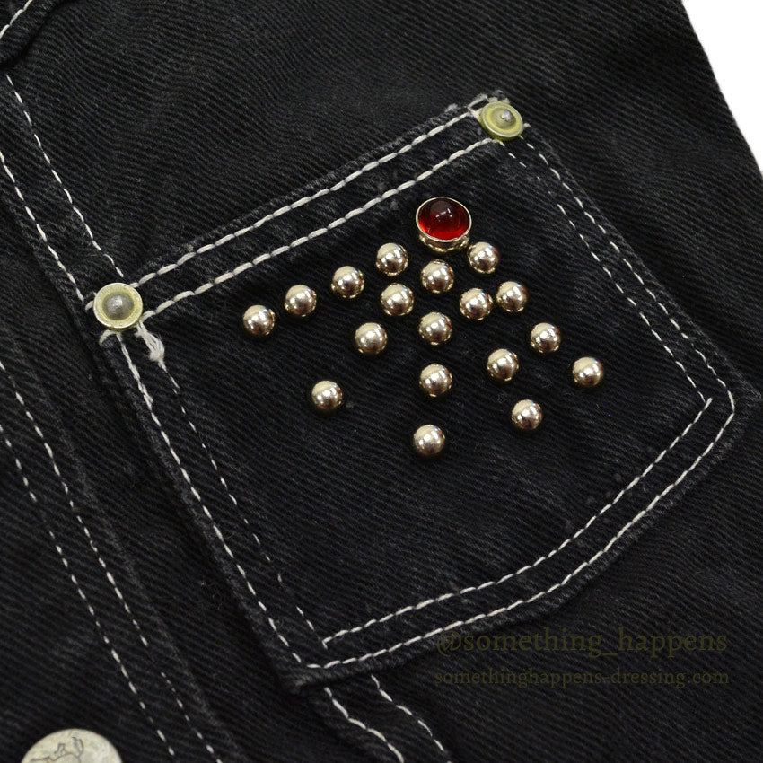 1950's WESTERN TWO POCKETS BLACK DENIM JACKET FOR KIDS...
