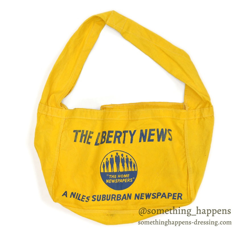 1960's ' THE LIBERTY NEWS ' NEWS PAPER BAG YELLOW ...