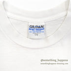 1990's GILDAN WILD OATS USA SMILE PRINT T-SHIRT ... L