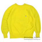 1990's CHAMPION REVERSE WEAVE SWEAT SHIRT ACID GREEN... LARGE