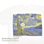 1990's Van Gogh THE STARRY NIGHT ART PRINT T-SHIRT... Fits like L
