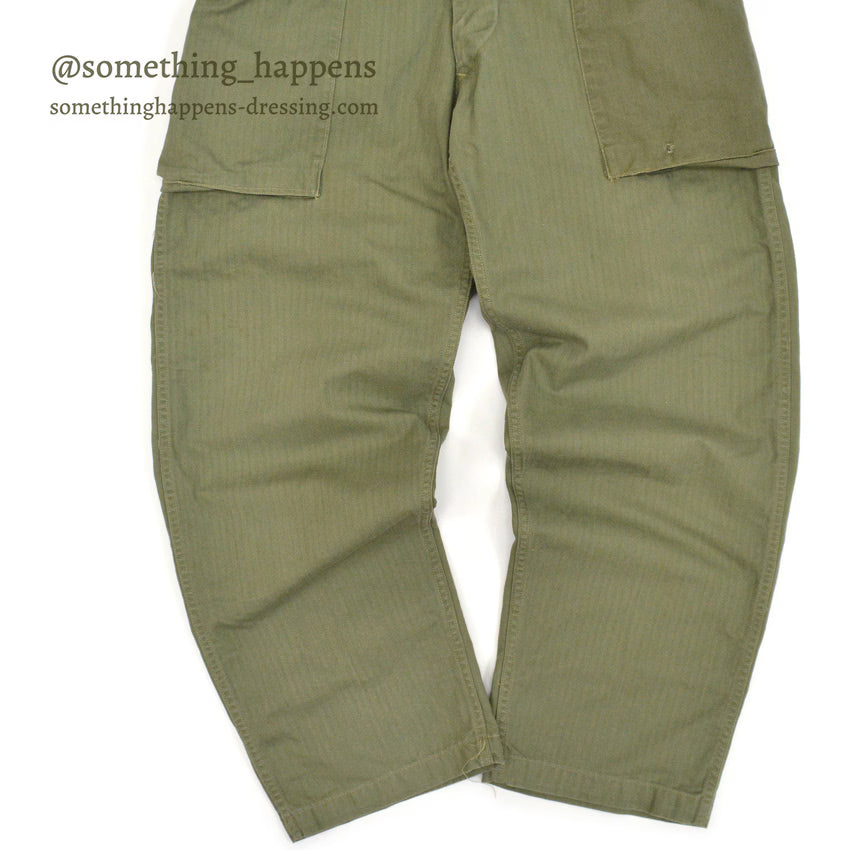 1940's U.S.M.C. WW2 M-44 HBT TROUSERS ... W32/L30