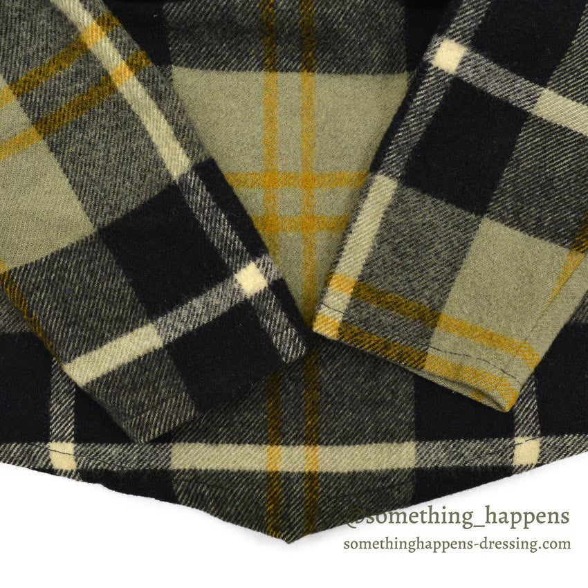 1950's~ WOOLRICH WOOL PLAID PULLOVER JACKET... MEDIUM