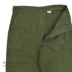 1960's U.S.ARMY TROUSERS, MAN'S COTTON SATEEN OG-107, TYPE-I 1 ... W32/L31