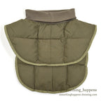 1980's EDDIE BAUER GOOSE DOWN NECK WARMER ... LARGE