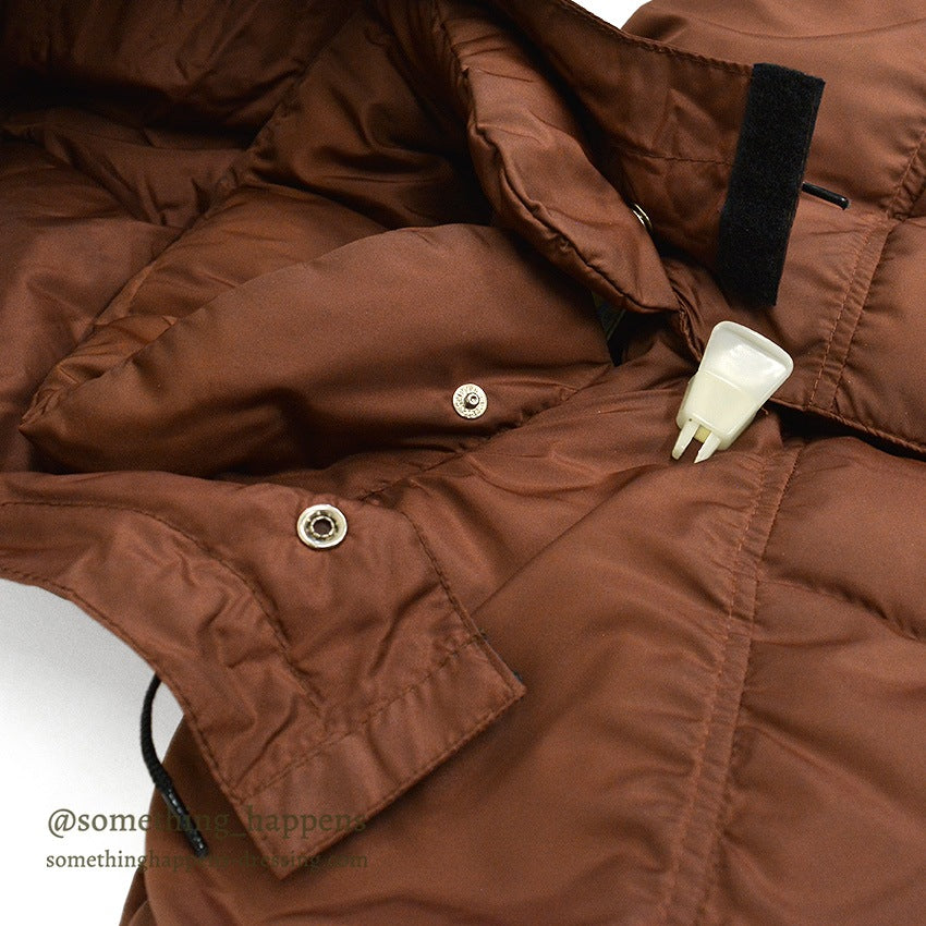 1970's GERRY DOWN SLOPE COAT BROWN... L
