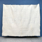 ANTIQUE WHIRLING LOGS, SWASTIKA PATCHWORK QUILT... 206cm/164cm