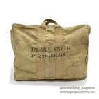 1940's USAAF. WW2 AVIATOR'S KIT BAG STENCIL...