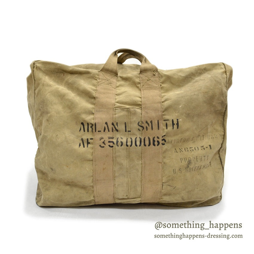 1940's USAAF. WW2 AVIATOR'S KIT BAG STENCIL...