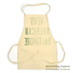 1950's~ DEADSTOCK NEWS AMERICAN BALTIMORE CANVAS APRON...