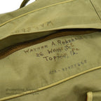 1940's WW2 HAND DRAWING SIGNATURE COTTON BAG ...